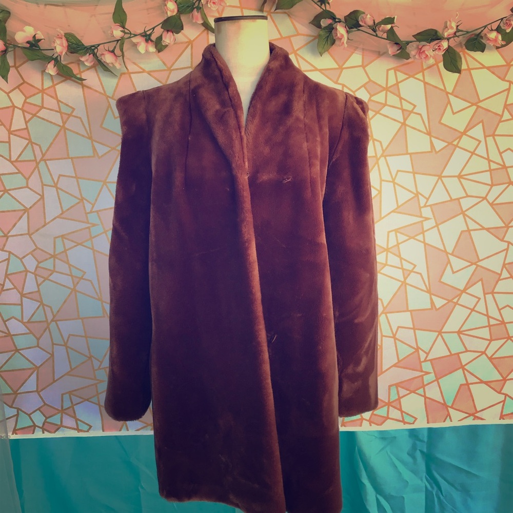Vintage 70’s faux fur coat.